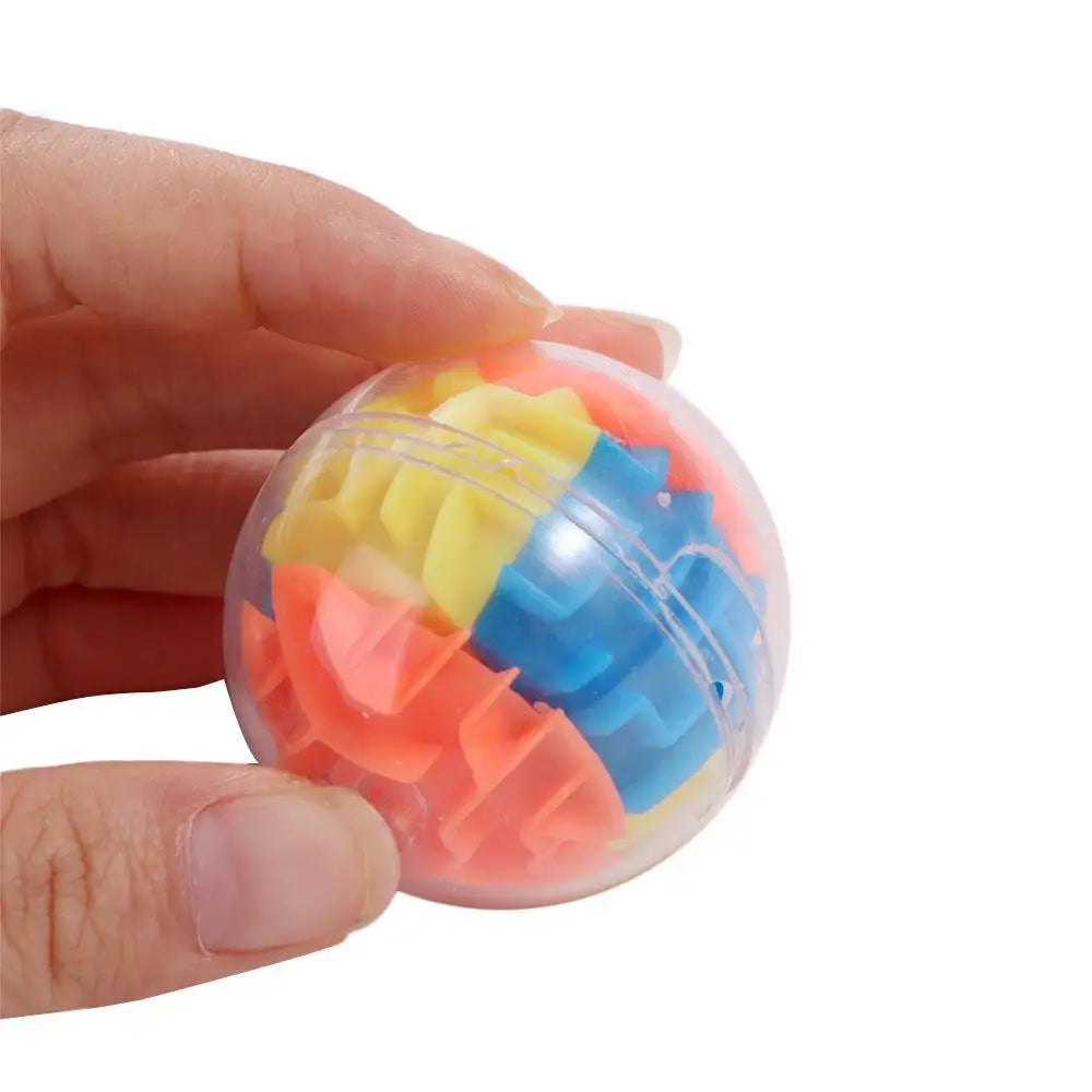 Mini bolas de rolamento brinquedos transparente redondo velocidade cubo labirinto bola de rolamento brinquedos 3d jogo de bola de rolamento
