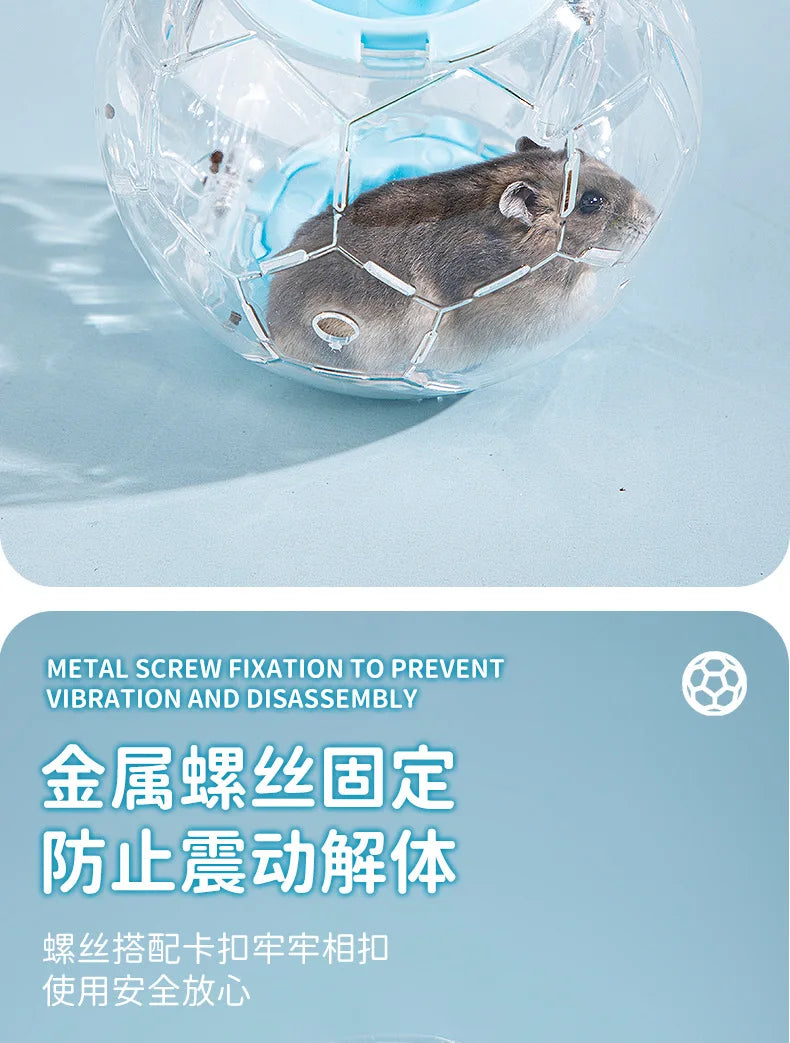 Brinquedo de hamster, bola de corrida, roda de rolamento, pequenos produtos para animais de estimação
