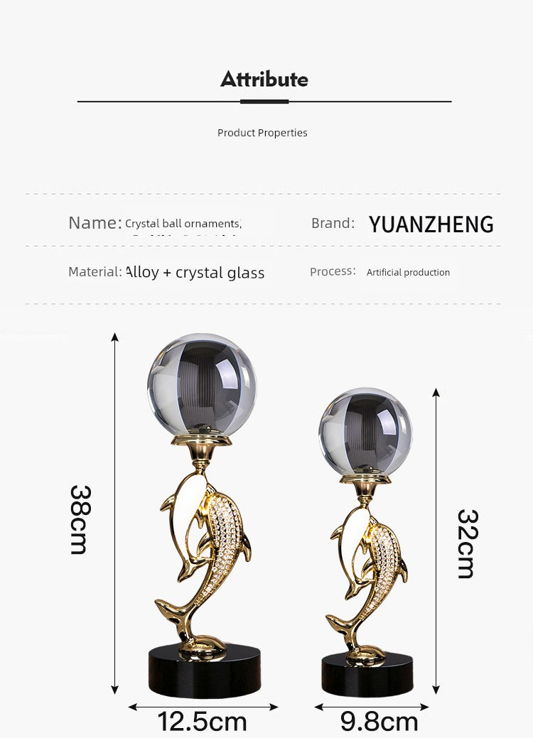 Estilo europeu bola de cristal painel de superfície de mesa de escritório