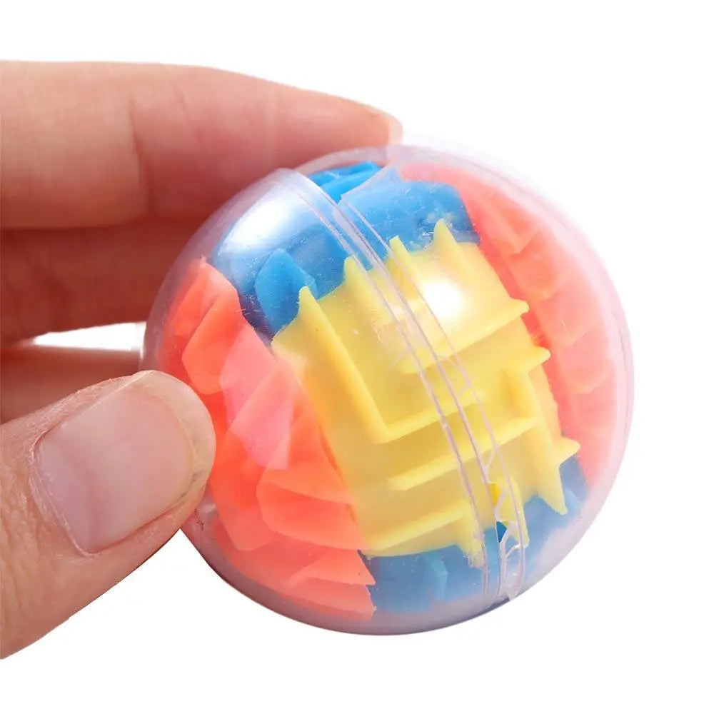 Mini bolas de rolamento brinquedos transparente redondo velocidade cubo labirinto bola de rolamento brinquedos 3d jogo de bola de rolamento