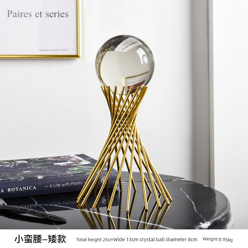 Bola de cristal de decoração de armário de vinho de escritório escandinavo de alta qualidade