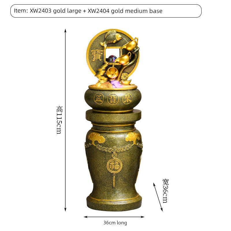 Esfera Fengshui Ornamentos de água corrente Água circulante Decoração de mesa