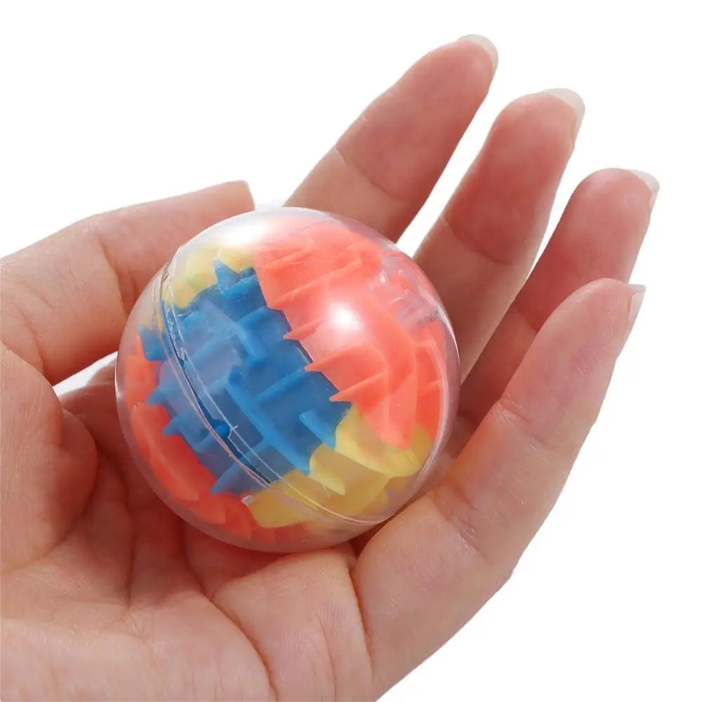 Mini bolas de rolamento brinquedos transparente redondo velocidade cubo labirinto bola de rolamento brinquedos 3d jogo de bola de rolamento