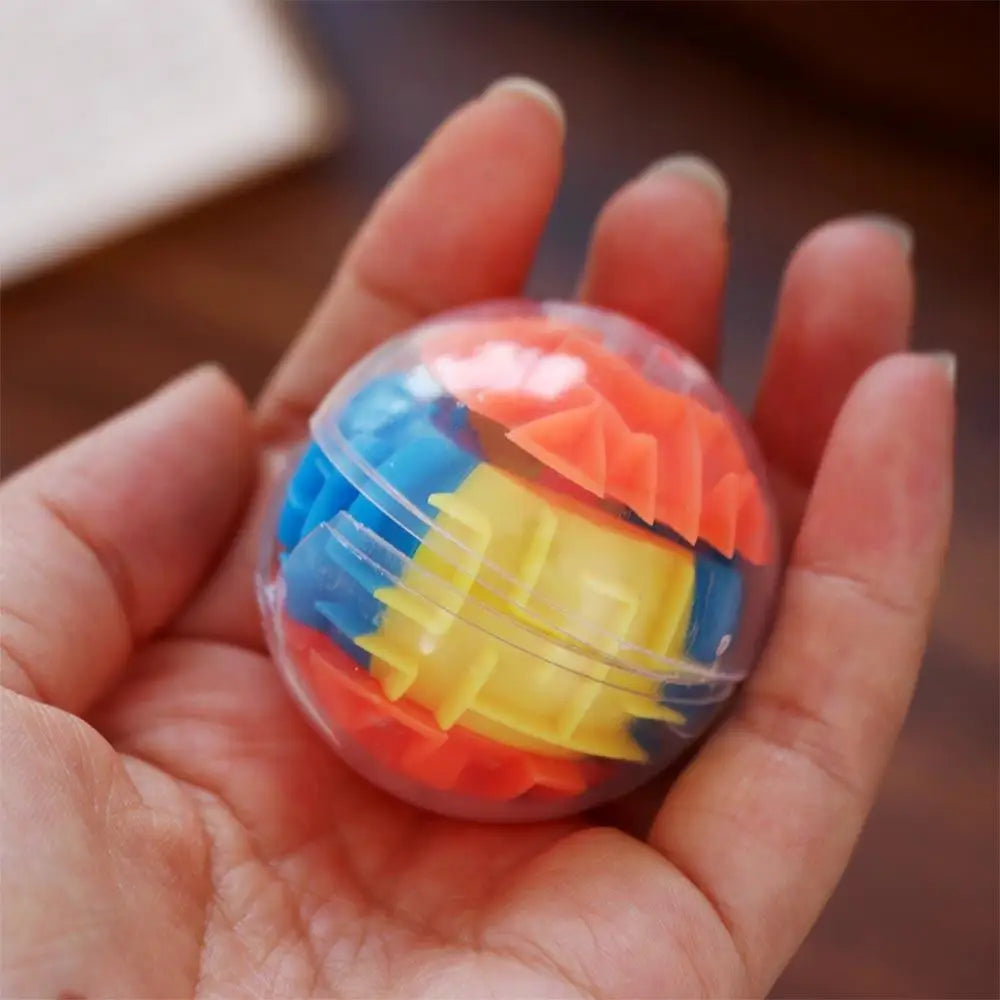 Mini bolas de rolamento brinquedos transparente redondo velocidade cubo labirinto bola de rolamento brinquedos 3d jogo de bola de rolamento