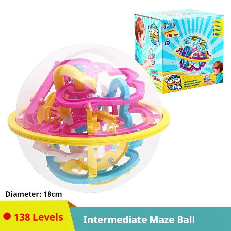 168 3D labirinto mágico intelecto bola esfera globo brinquedos para crianças