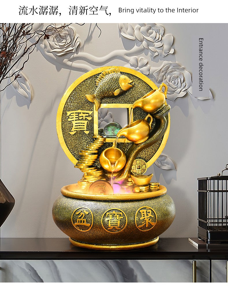 Esfera Fengshui Ornamentos de água corrente Água circulante Decoração de mesa