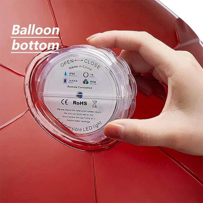 bola de natal inflável decorado feita pvc gigante luminoso led decorações de árvore 60cm