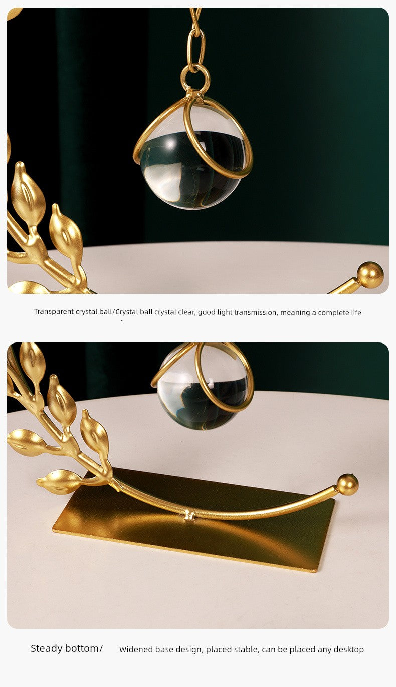 Bola de cristal arte decoração acessível luxo high-end armário de vinho