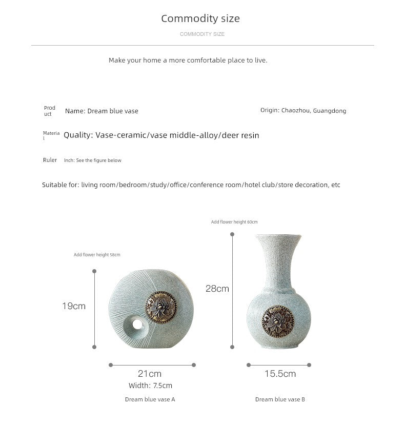 vaso de sala de estar de grau superior em formato esfera