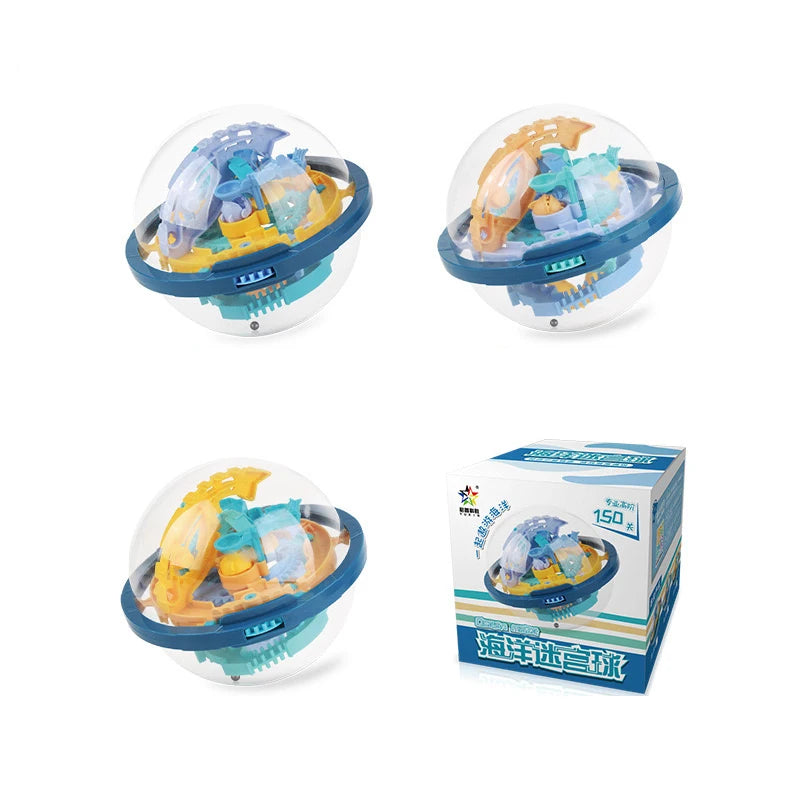 Novo original Esfera magica 3d espaço missão labirinto