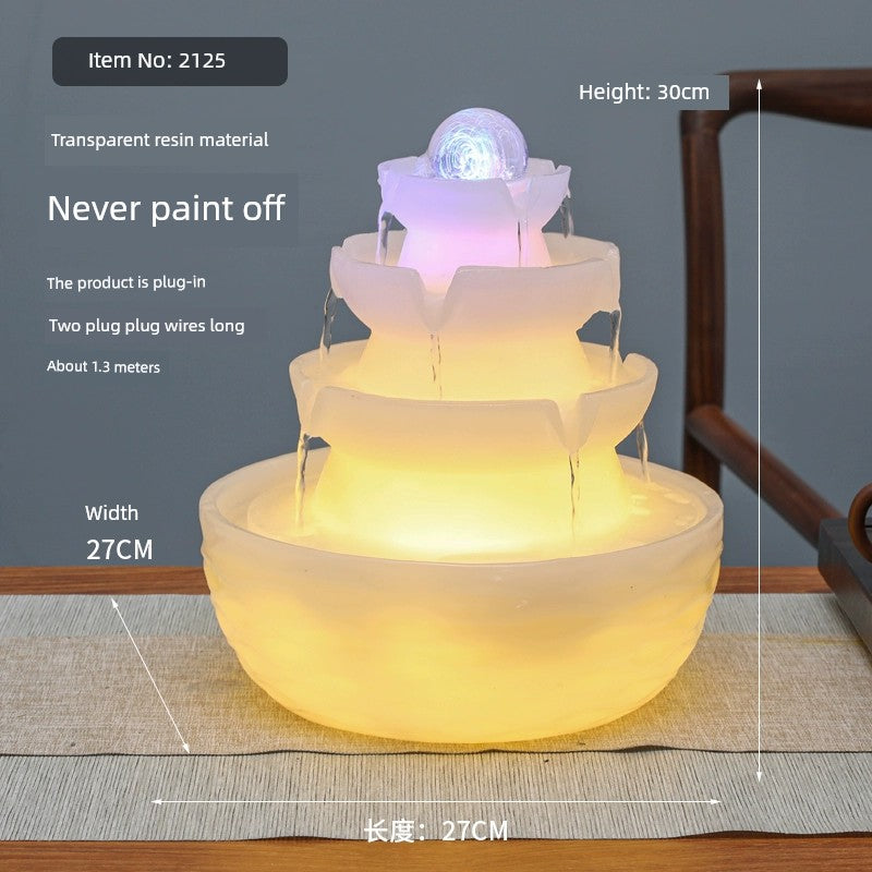 Esfera de decoração Sala de estar Fonte Fengshui