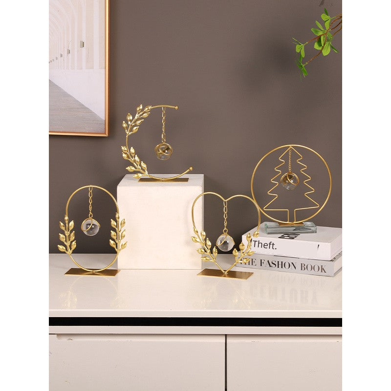 Bola de cristal arte decoração acessível luxo high-end armário de vinho
