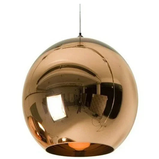 Lustre de bola de vidro criativo restaurante café bar estação corredor bola lustre lâmpada