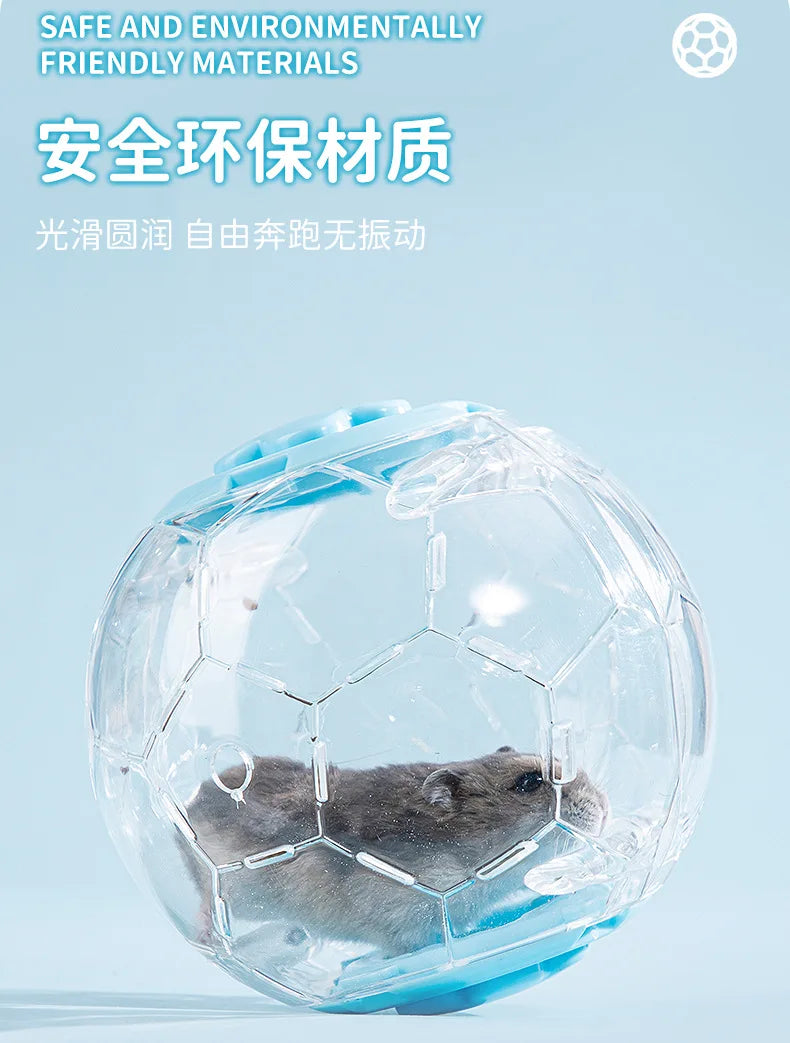 Brinquedo de hamster, bola de corrida, roda de rolamento, pequenos produtos para animais de estimação