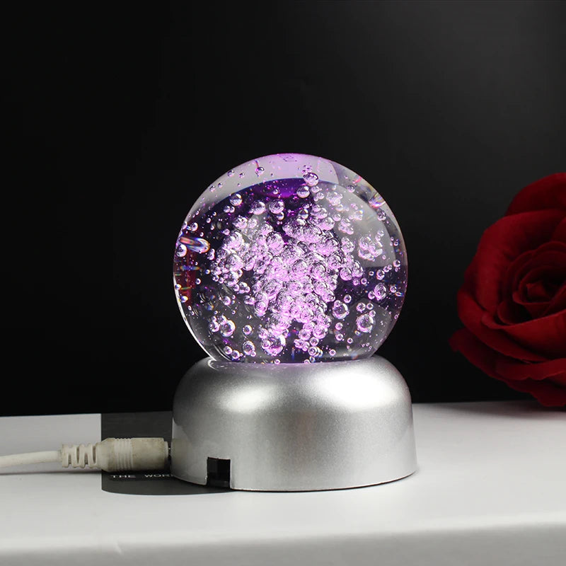 Bolas brilhantes claras bola de cristal feng shui esfera de vidro 60/80mm