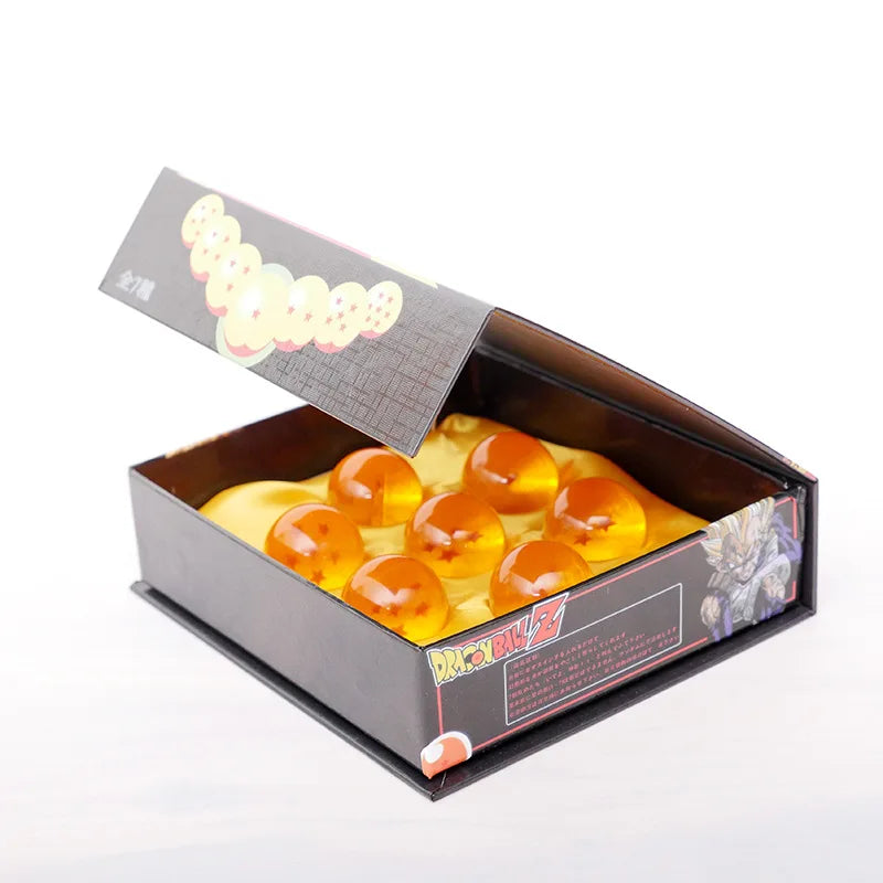 7 estrelas bola de cristal dragon ball todos os tamanhos 3.5cm esfera de resina