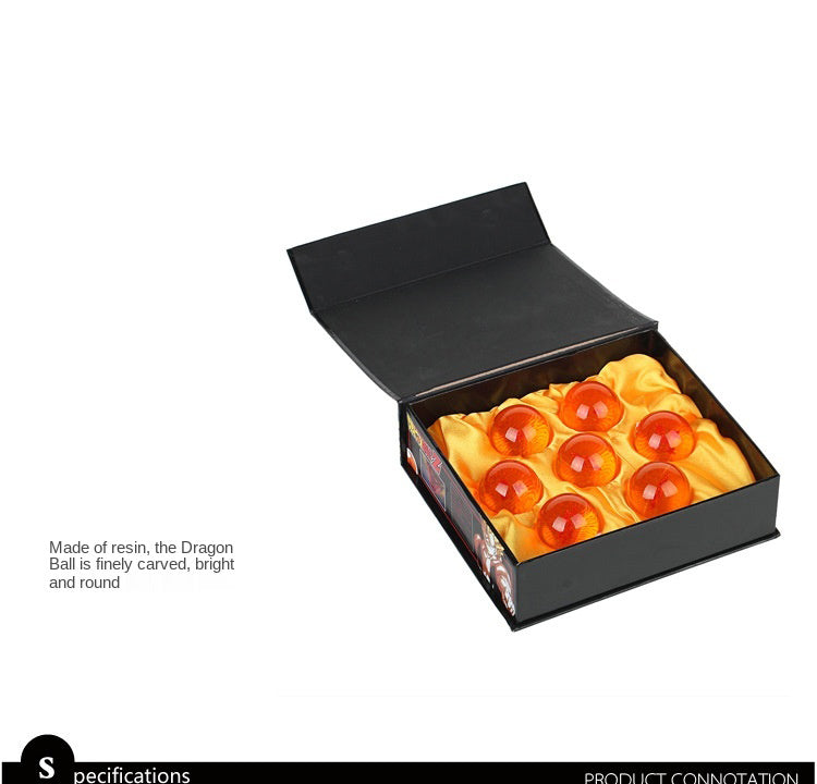 7 estrelas bola de cristal dragon ball todos os tamanhos 3.5cm esfera de resina
