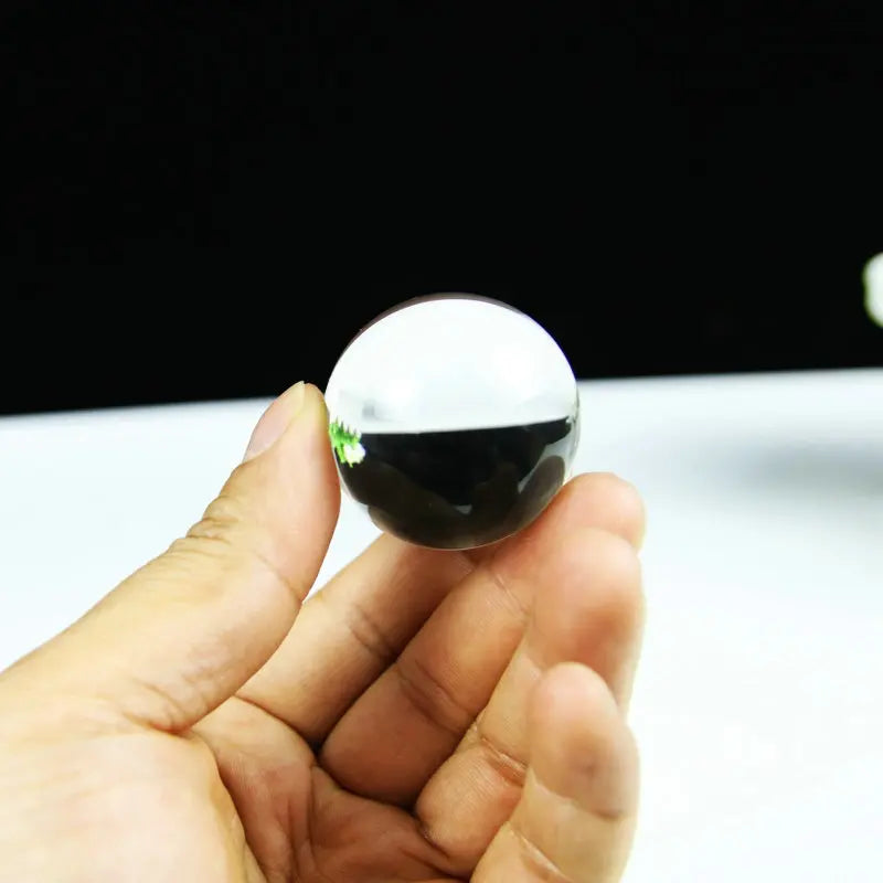 Bola de cristal de 4cm, esfera mágica, globo de vidro, contas de fotografia, decoração artesanal de cristal