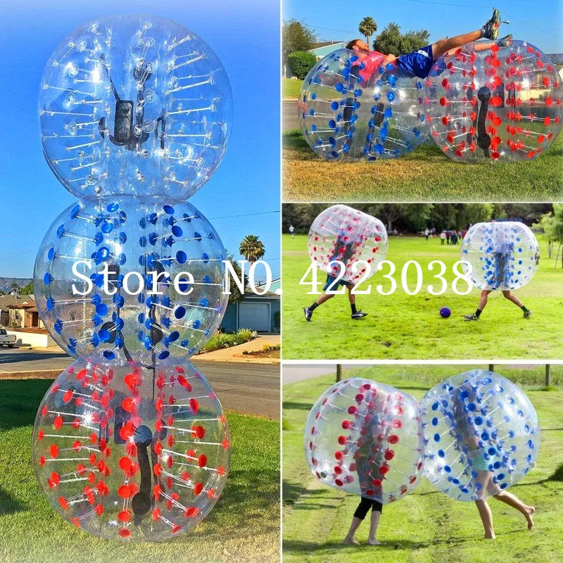 Bolas de futebol gigante  bolha de 1.5m para adultos, bola de sumô