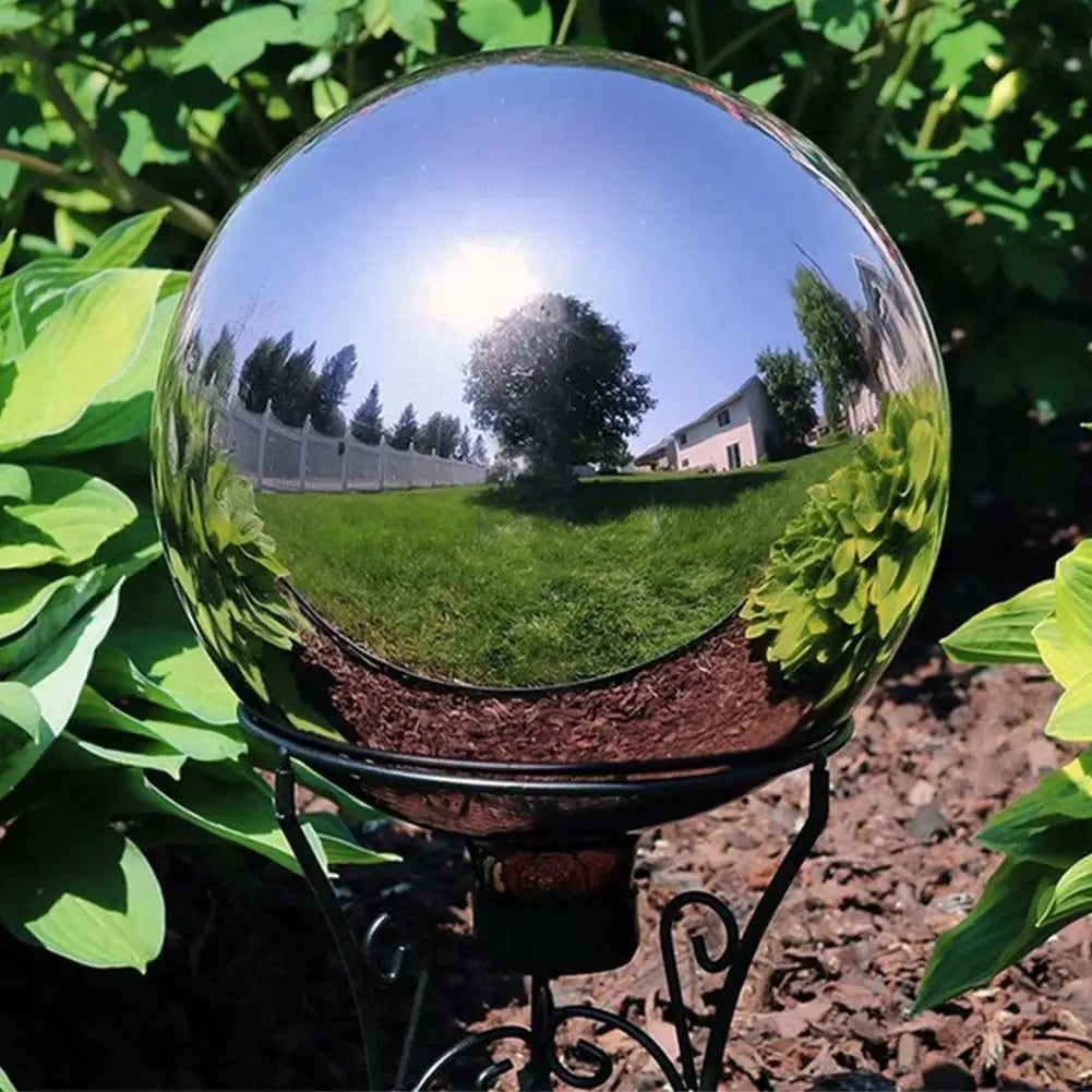 Bola decoração alto brilho para jardins esfera 25mm  100mm