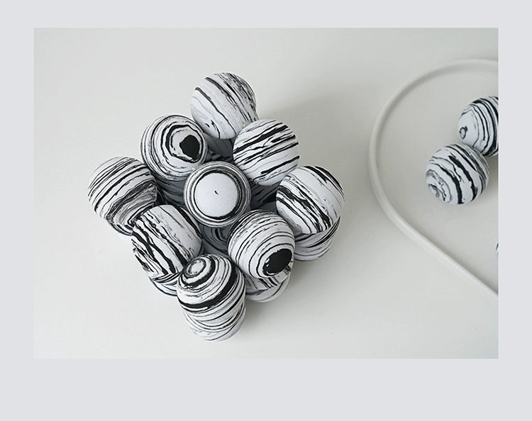 Bola cubo decoração  adereços klein bola azul
