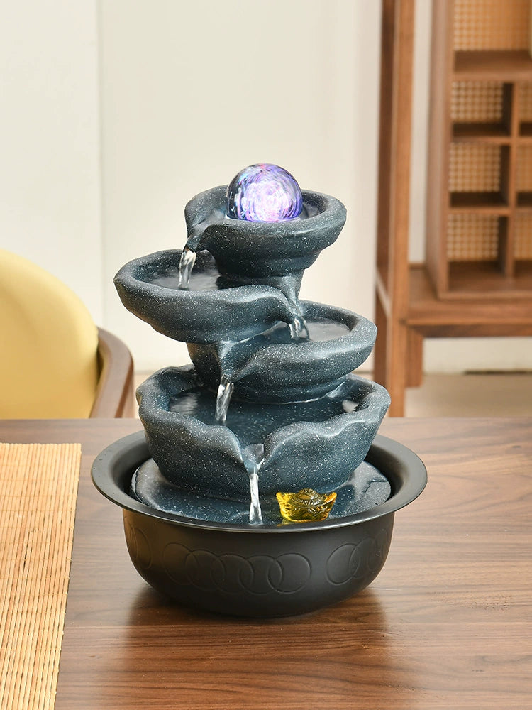 Fonte de decoração para sala de estar feng shui