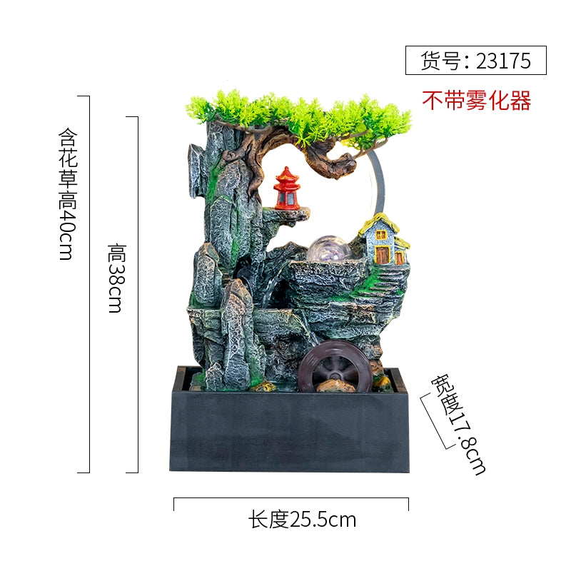 Fonte de decoração para sala de estar feng shui