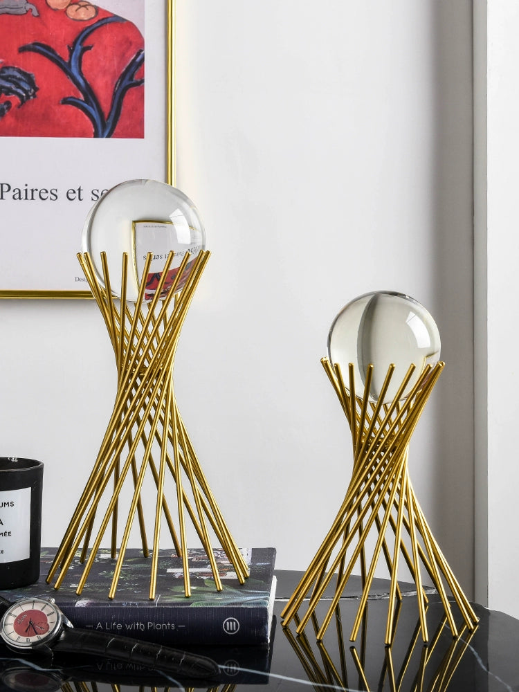 Cristal de luxo, decoração de bola  criativa para casa, sala de estar.