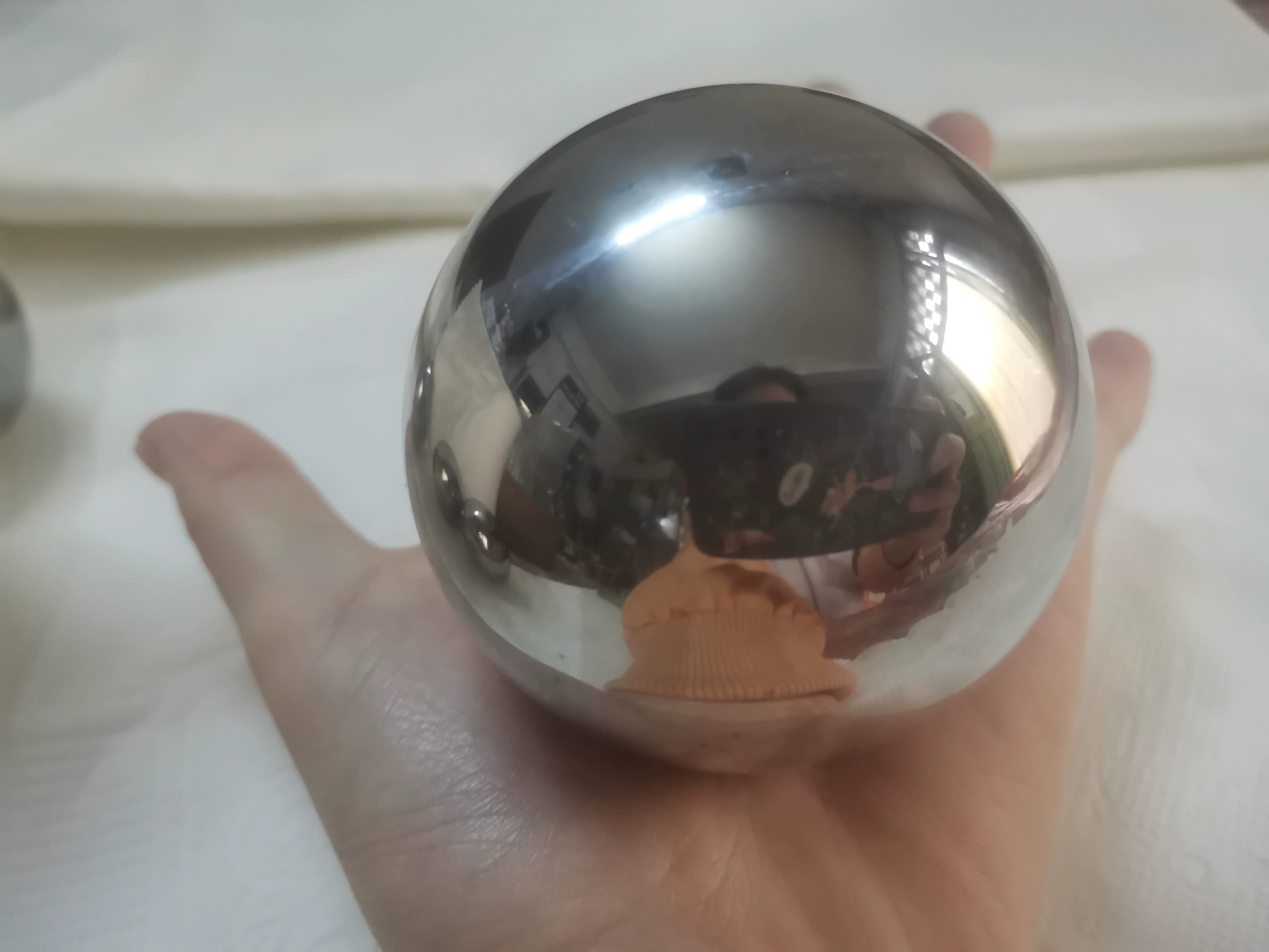 Bola de aço para fitness, bola de aço para reabilitação de idosos, bola para prática de handebol, cuidados de saúde, bola giratória para jogar bola