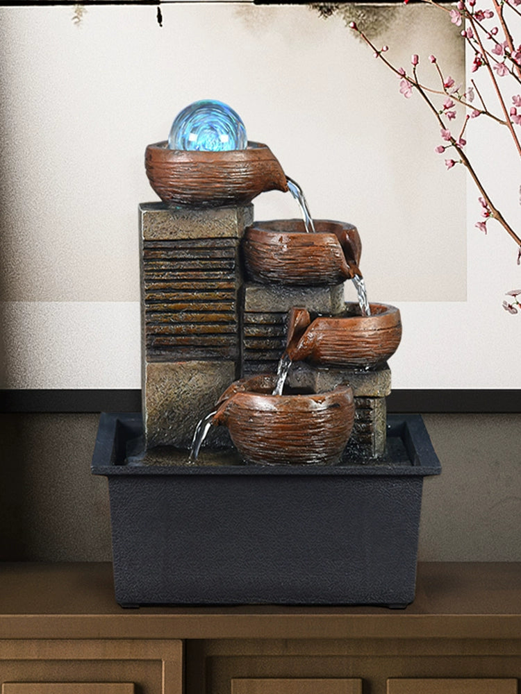 Fonte de decoração para sala de estar feng shui