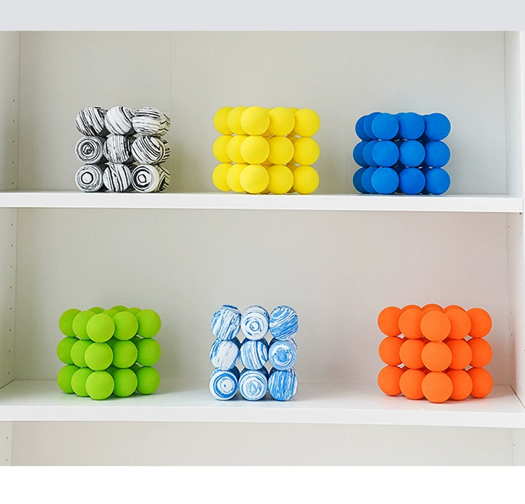 Bola cubo decoração  adereços klein bola azul