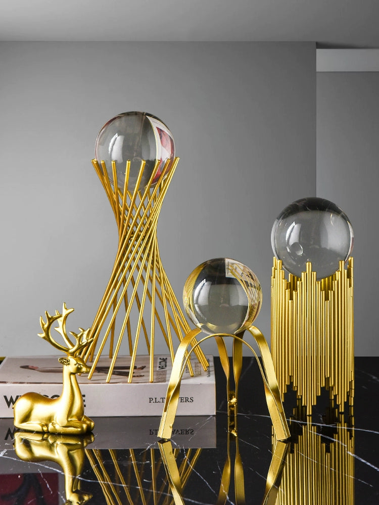 Cristal de luxo, decoração de bola  criativa para casa, sala de estar.