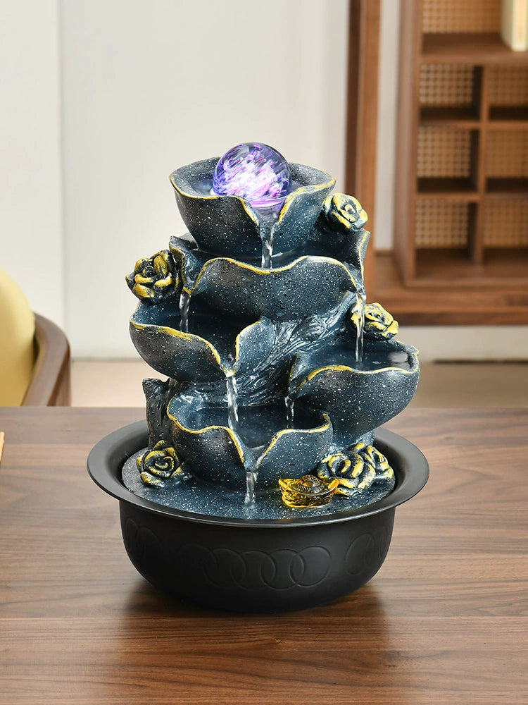 Fonte de decoração para sala de estar feng shui