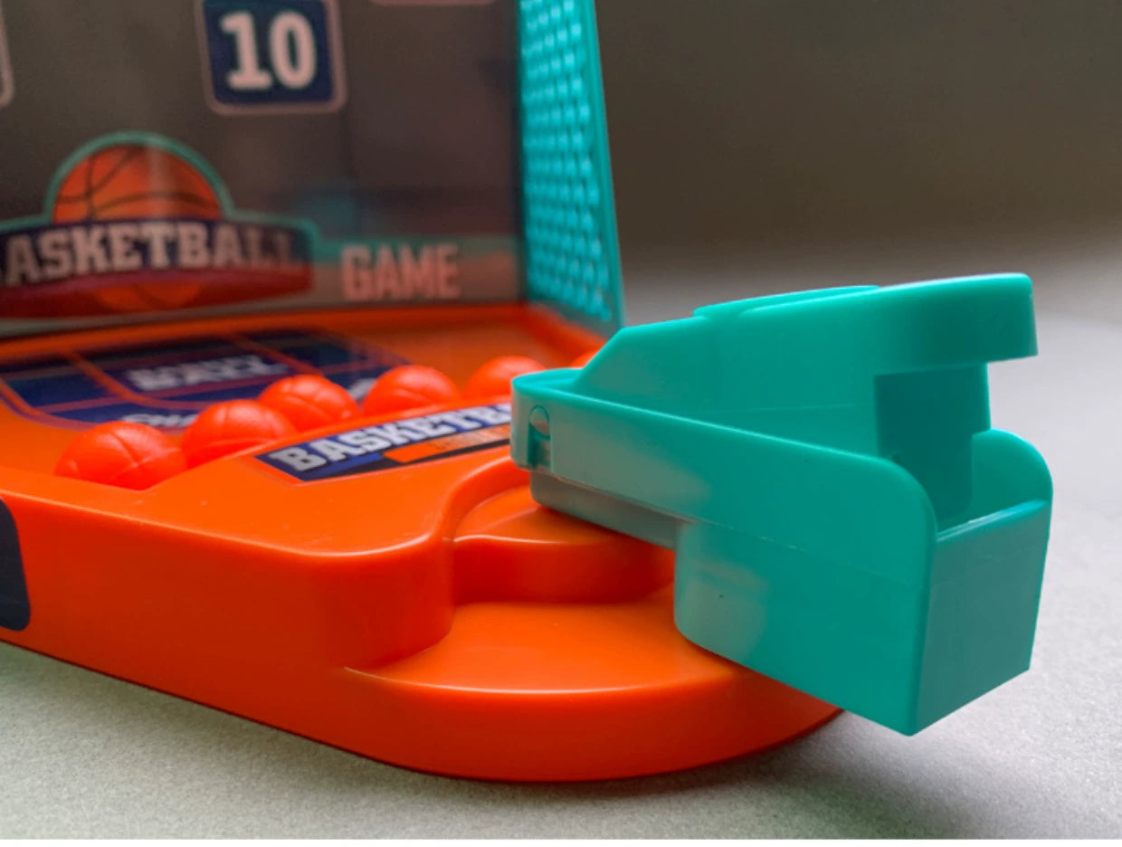 Jogo de tiro de mesa diversão catapulta basquete