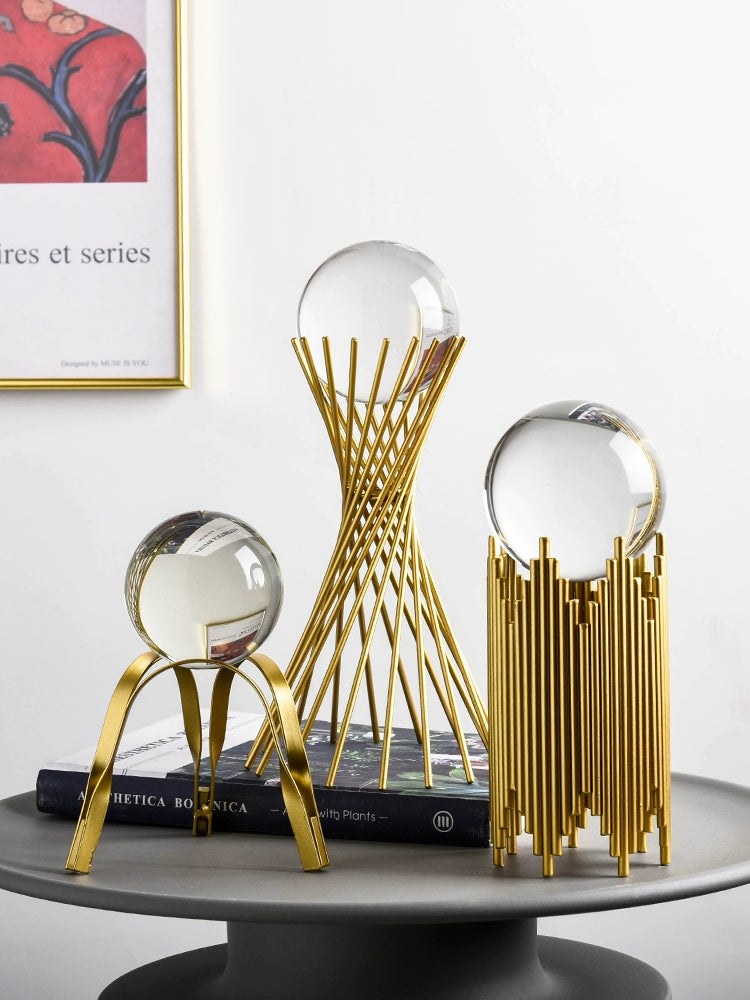 Cristal de luxo, decoração de bola  criativa para casa, sala de estar.