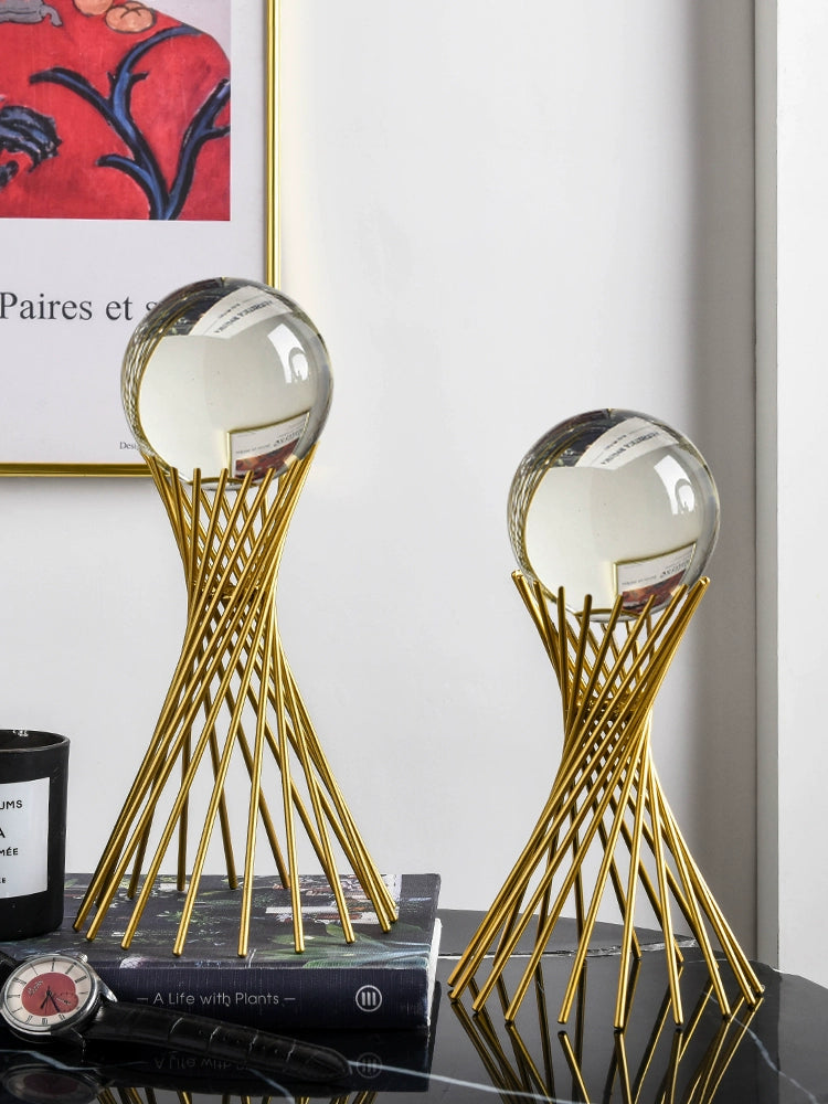 Bola de cristal de decoração de armário de vinho de escritório escandinavo de alta qualidade