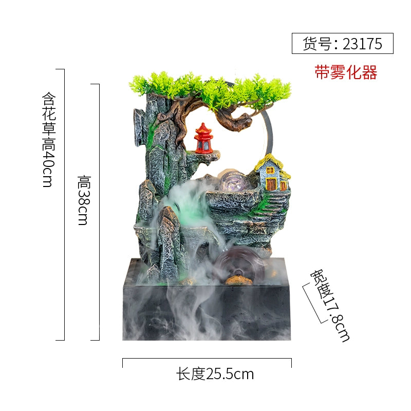 Fonte de decoração para sala de estar feng shui