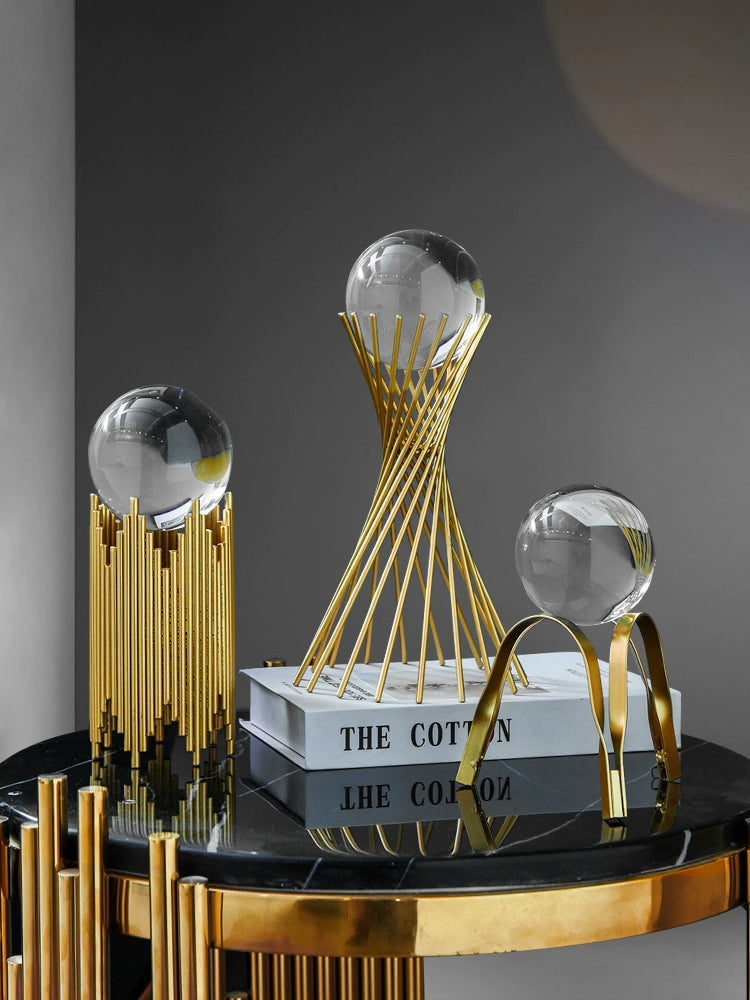 Cristal de luxo, decoração de bola  criativa para casa, sala de estar.