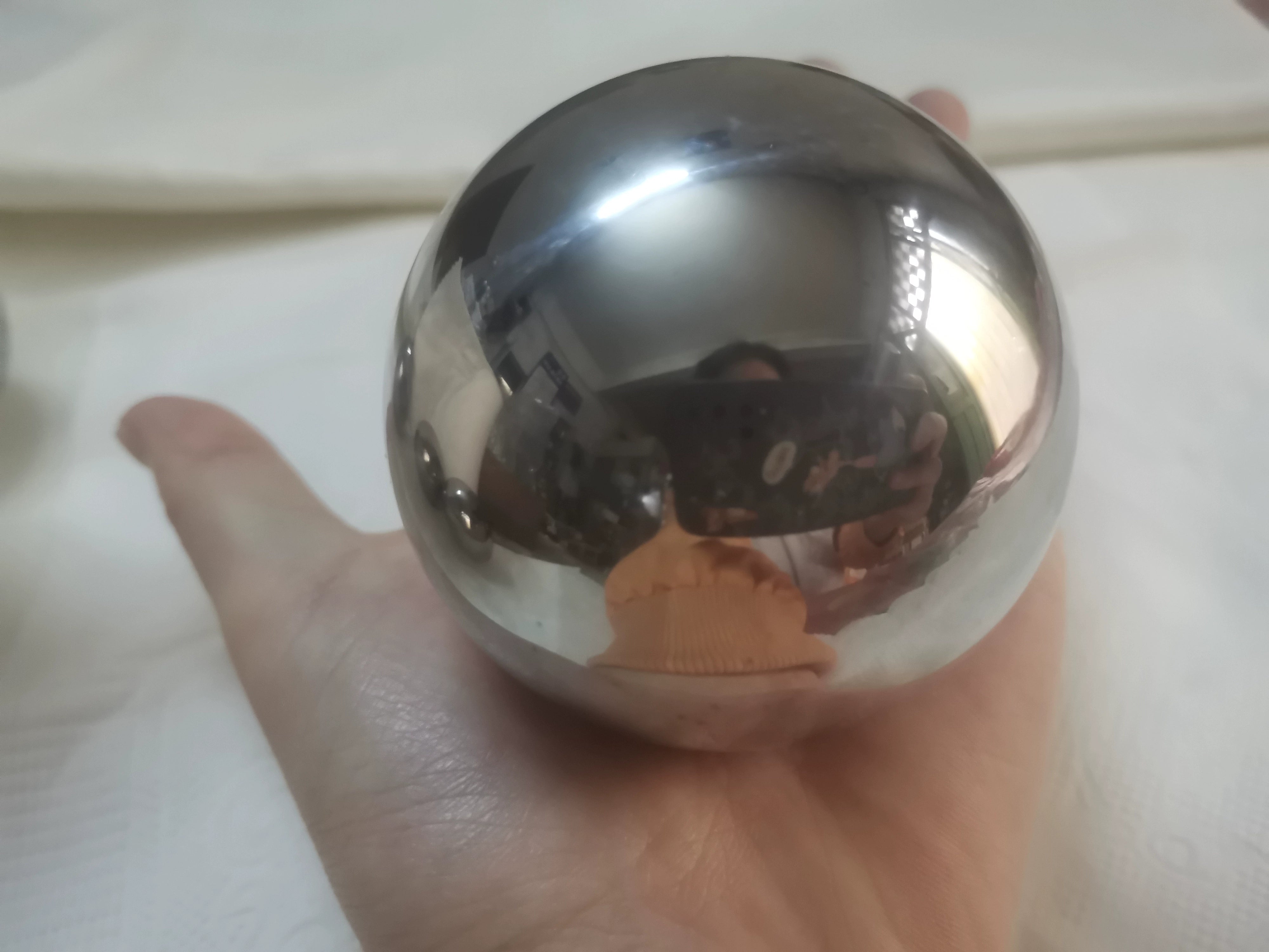 Bola de aço para fitness, bola de aço para reabilitação de idosos, bola para prática de handebol, cuidados de saúde, bola giratória para jogar bola