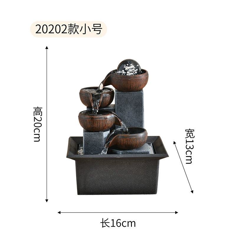 Fonte de decoração para sala de estar feng shui
