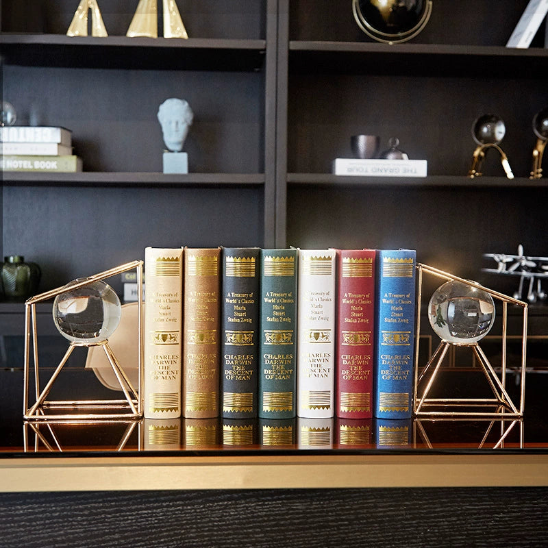 Bola de cristal geometria livro suporte livro