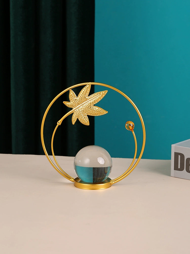 Decoração de bola de cristal Ins Armário de TV de luxo acessível Decorações de escritório