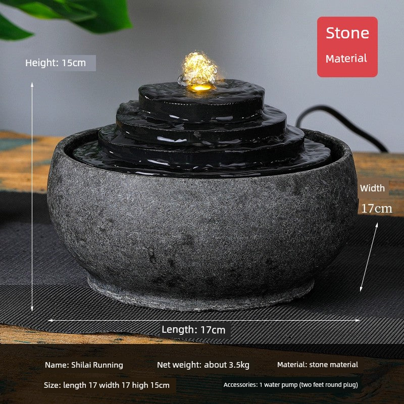 Esfera de decoração Sala de estar Fonte Fengshui