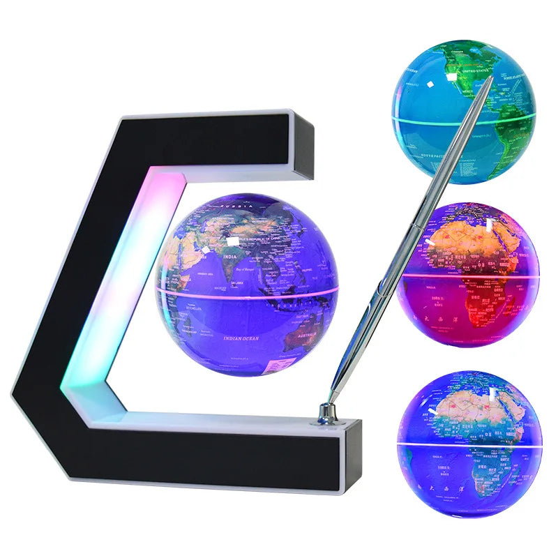 Globo de levitação magnética criativa, novas cores , decoração de escritório.