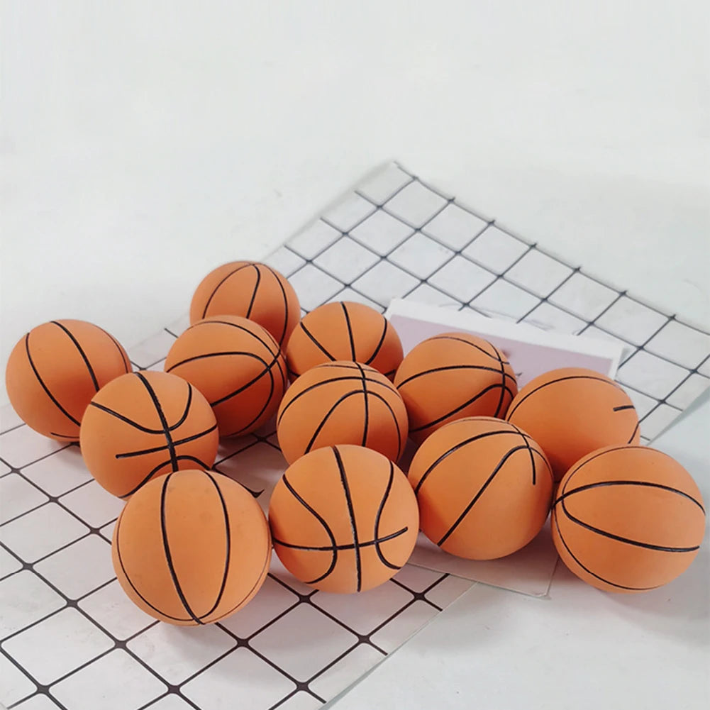 6cm de alta elasticidade mini basquete borracha mini esportes brinquedo de basquete