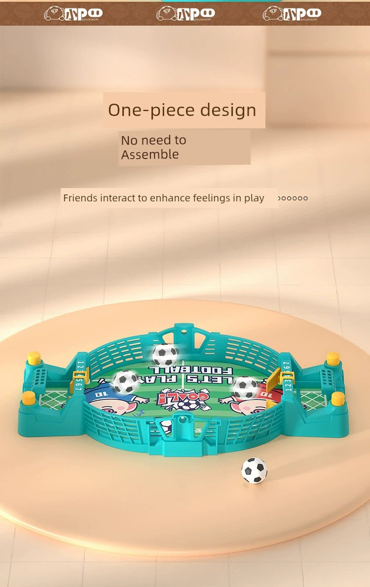 Mesa de futebol combinando brinquedos educativos interativos