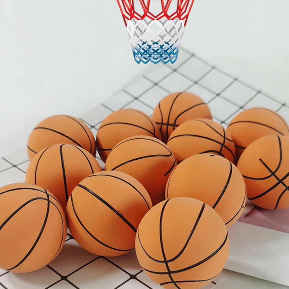 6cm de alta elasticidade mini basquete borracha mini esportes brinquedo de basquete
