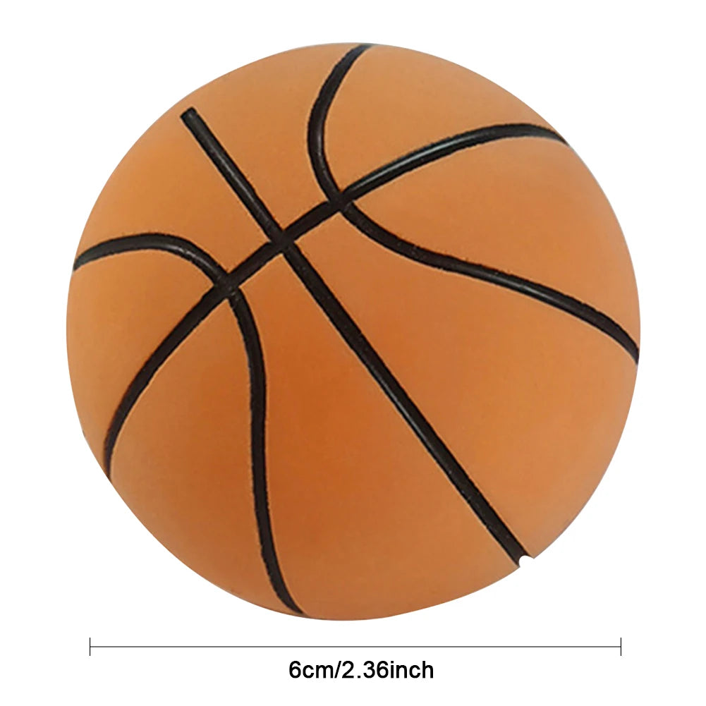 6cm de alta elasticidade mini basquete borracha mini esportes brinquedo de basquete