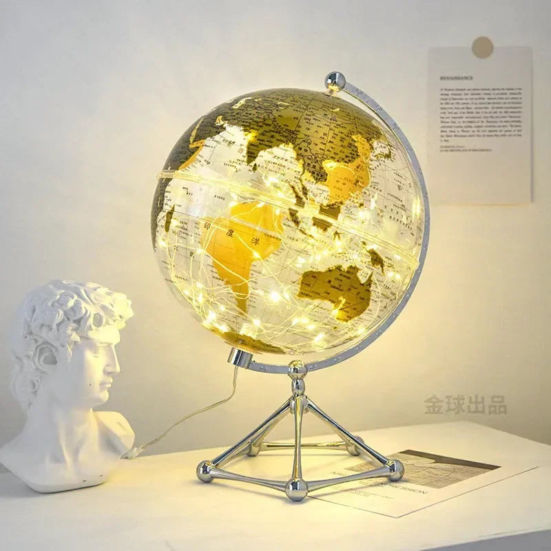 Globo hd 20cm grande estudante ensino globo