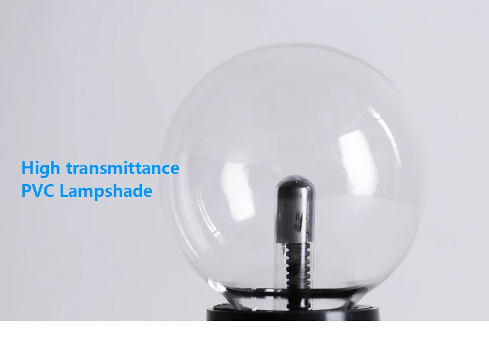 3 Polegada lâmpada mágica de bola plasma 220v lâmpada elétrica luz noturna